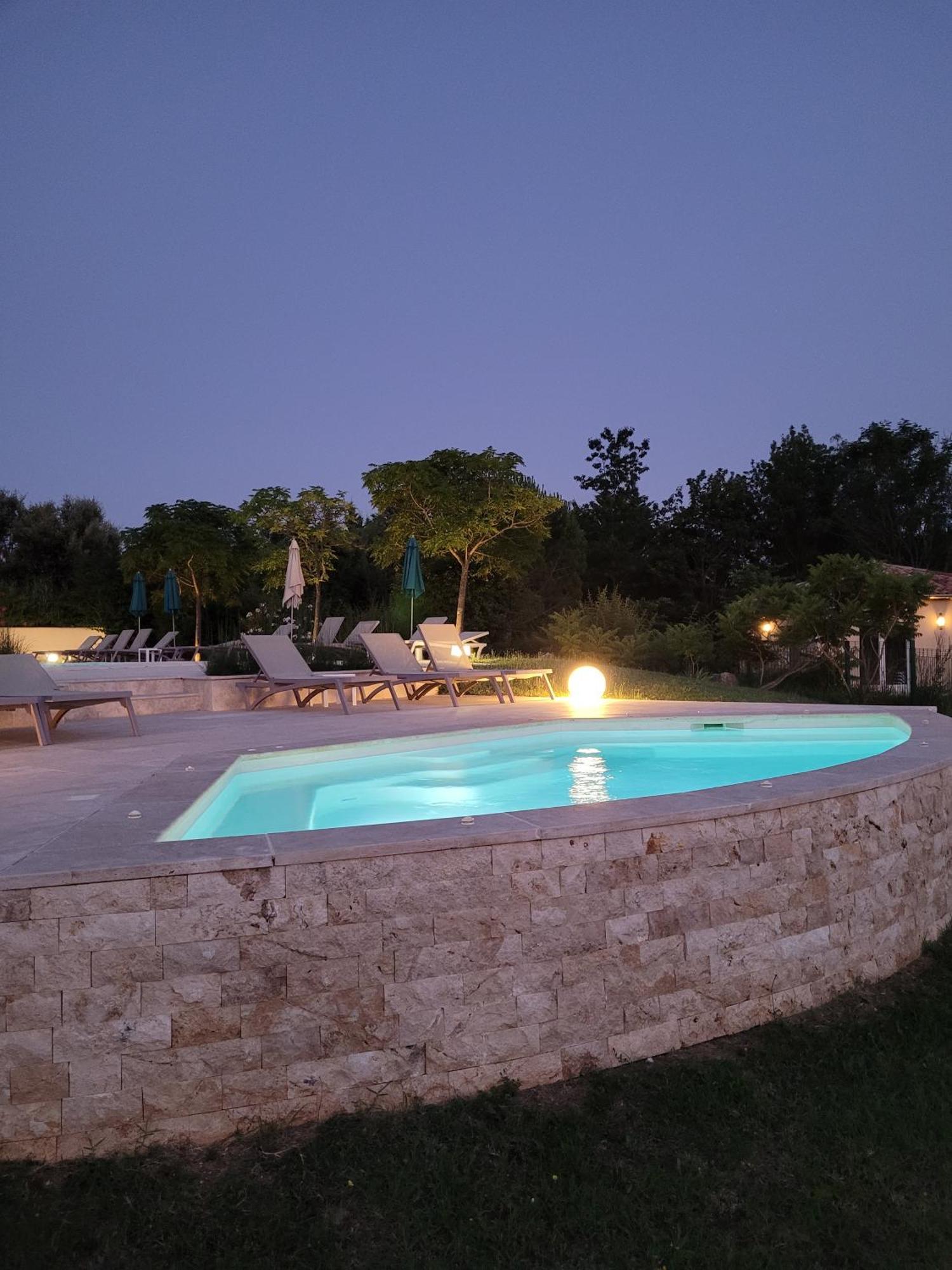 Hotel La Bastide D'Iris Vagnas Eksteriør bilde